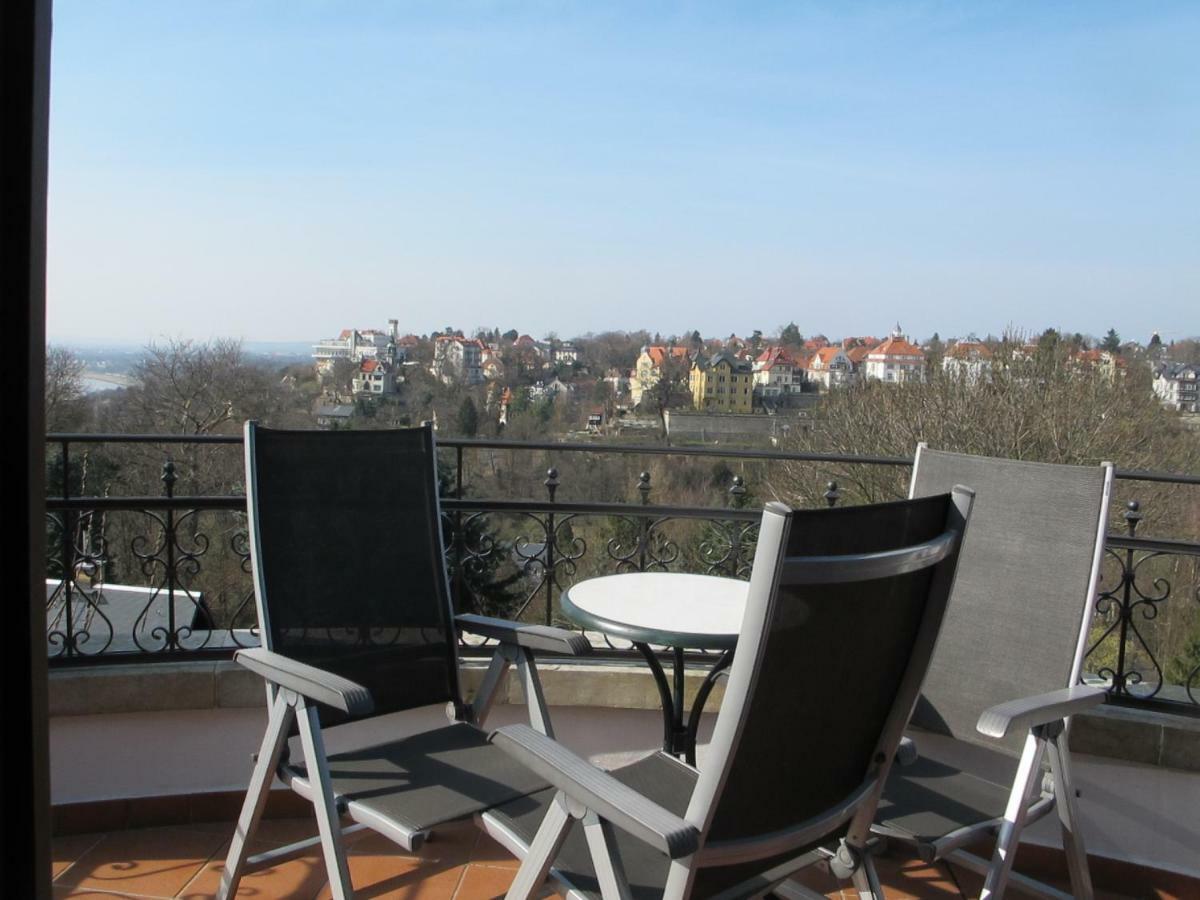 Ferienwohnung Mit Tollem Ausblick Dresda Exterior foto